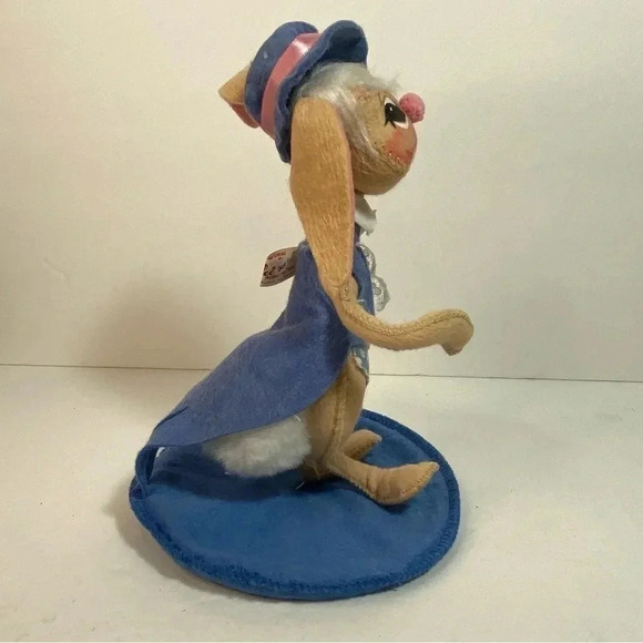 Annalee 1988 Boy Mobilitee Bunny On Stand Poseable Dapper Happy Easter Parade 8” - Picture 2 of 14